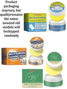 Wall Stain Remover Paste, Home Wall Dirt & Graffiti Cleaning Paste, Renews & Cleans Walls Like New (Random Delivery Of New & Old Versions) - 100g Wall Stain Remover - View 10