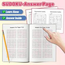 Serie de libros de acertijos Sudoku Clever Minds – Desafíos de lógica de cuadrícula numérica de varios niveles en ediciones principiante, intermedia, avanzada y de desafío para diversión de enfoque sin pantalla y práctica de pensamiento tranquilo de vuelta a la escuela - Sudoku - Ver 6