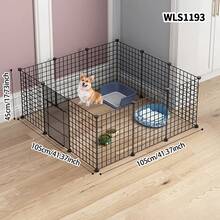 DIY Pet Playpen Suitable For Raising Puppies, Kittens And Small Animals - Multicolor - View 2