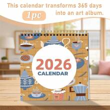 GDTME Lịch năm 2026, lịch treo tường giấy dày, có thể dùng để lên kế hoạch hàng tháng và hàng tuần, văn phòng phẩm, đồ dùng văn phòng, trang trí tường, món quà lý tưởng cho năm mới, tựu trường, Giáng sinh. - Lịch Mặt Trăng - Xem 14