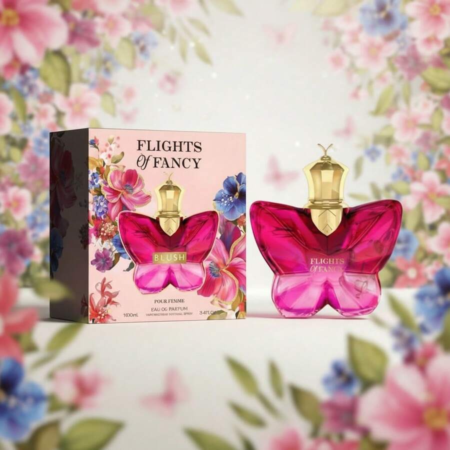 EverlyX Flights of Fancy Blush Eau de Parfum 100 ml – Ein süßer und strahlender Duft mit romantischem Charakter und sanfter Basis, ideal für jeden Tag und besondere Anlässe – ✅Lieferung in 3-5 Tagen - 100 ml - Übersicht 1