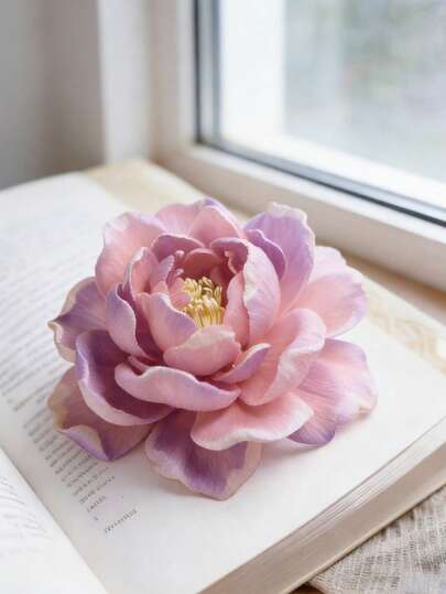 1pc 3D Jasmine Silicone Mold Pink White Floral For Aromatherapy Candle Soap Resin Wedding Valentine's Day Mother's Day Gift Home Decoration Silicone Mold