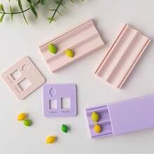 2件套3D柠檬软陶手工擀压模具，迷你水果粘土吊坠造型擀压模具DIY手工工具 - 檸檬 - 查看 6