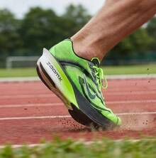 Nike Zapatillas de running ZOOMX para hombre para maratones de carretera - Verde/Negro - Ver 4