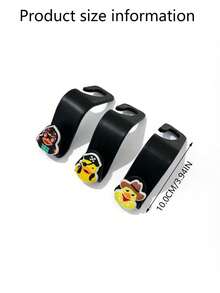 2pcs Duck-Shaped Single Hook, Car Seat Back Hanger Organizer Hooks - Hook Up - View 8