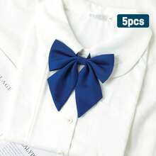 1pc Women's Polyester Knit Adjustable Bow Tie Collar, Suitable For Daily Wear, JK Style, Dates And Other Occasions - Multicolor - View 3
