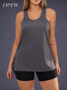 Women T-Shirts - 酒海軍藍灰色 - 查看 9