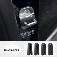 4 piezas Almohadillas amortiguadoras de sonido para puerta de coche, Alfombrillas de silicona con amortiguación anti-colisión, Reducción de ruido, Protección resistente a la intemperie, Accesorios de modificación de coche universales - 4 almohadillas de silicona amortiguadoras - Ver 8