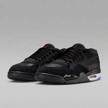 Nike Men's Air Jordan 4RM (AJ4) Sneakers, Low-Top Retro Basketball Shoes - Black - View 6