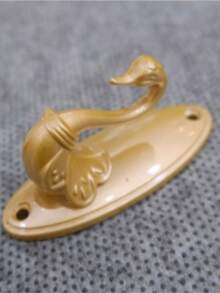 Gold Metal Swan Shaped Vintage Style Wall Hooks, Curtain Hangers, Traditional Design, Easy Installation Fittings - Multicolor - View 14