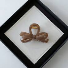 1pc Women's Minimalist Elegant Bowknot Hair Clip, High-Quality Hair Claw Hair Accessory - Multicolor - View 8