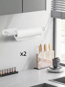 Wall-Mounted Toilet Paper Holder, No Drilling Required, Suitable For Kitchen And Bathroom - Multicolor - View 14