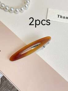 极简椭圆镂空发夹 | 女士极简发夹 | 强力固定半丸子头 | 优雅发夹，适合日常、办公及休闲场合 | 轻盈舒适，适合所有发质 | 轻松打造时尚发型 - 多色 - 查看 12