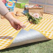 Outdoor faltbare tragbare Picknick-Matte, Rasen-Matte, Camping-Decke, hergestellt aus Aluminiumfolie-Material, leuchtende Farben, geeignet für Camping, Strand, Frühjahrsausflüge, Outdoor-Veranstaltungen - Vlies-Picknick-Tuch für alle 4 Jahreszeiten - A - Übersicht 11
