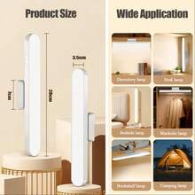 Đèn bàn LED sạc từ tính, 3 chế độ màu, điều chỉnh độ sáng vô cấp, đèn kẹp sách dành cho học sinh - Có thể sạc lại - Xem 3