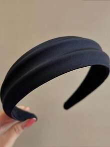 3 Stücke/1 Stück Damen Mode Satin Haarband, vielseitig breiter Haarreifen geeignet für den täglichen Gebrauch, Zuhause, Schule, Strand, Büro, Party, Feiertage, Geburtstag, Muttertag Geschenk, Saison Schönheit Zuhause Haarzubehör Haarband - Verschiedenfarbig - Übersicht 4