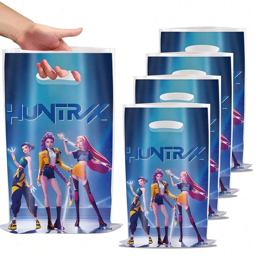 10/20/30pcs Korean Pop Music Party Gift Bags, Cute & Durable Fans Birthday Party Small Gift Bags (Random Style) - Multicolor - View 1