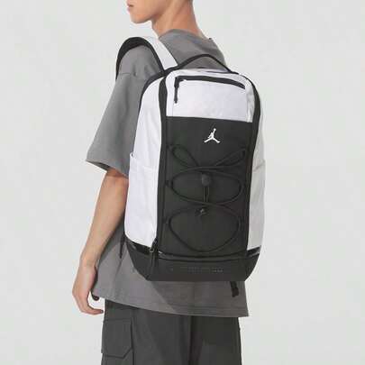 Jordan Ba lô thường ngày unisex, cặp sách học sinh, túi đựng đồ dùng hàng ngày khi đi du lịch ngoài trời.