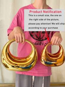 Luxury 2025 Women's Party Prom Crescent Clip Box Evening Clutch Acrylic Transparent Clutch Waterproof Crossbody Bag - 金色 - 查看 2