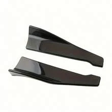 1 Pair Universal Car Rear Bumper Lip Protector - With Installation Hardware Front & Rear Fender Flares, Fits Most Vehicles, Exterior Decoration - A - View 6