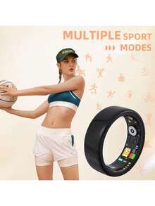 2026 Upgraded Waterproof Smart Ring, Wireless Connection, Multiple Sports Modes, Lightweight As A Feather, Sleep Mode, Pedometer, Comfortable Design, Ideal Gift For Friends - View 1