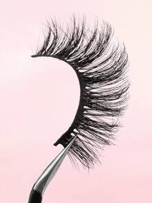 MAANGE 20/10对自然交叉混合款假睫毛，蓬松精致，适合日常佩戴，卡通风格，旅行必备 - 黑色 - 查看 7