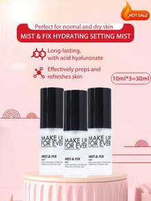 MAKE UP FOR EVER [迷你装] 保湿定妆喷雾 10ml*3/30ml [干性肌肤适用] 保湿喷雾 - New - 10ml*3/30ml - 查看 1