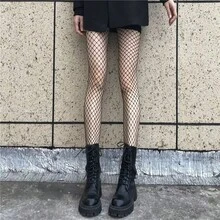1 đôi tất lưới nữ, tất lưới màu đen, cỡ nhỏ/vừa/lớn, đồ lót nữ, quà tặng cho bé gái - Nhiều màu - Xem 9