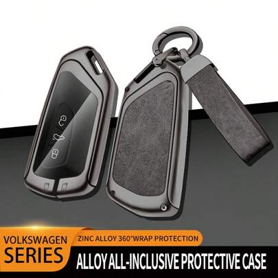 Zinc Alloy Car Key Fob Cover, Fit For Golf 8 Mk8 2020 And Octavia A8 2021, Car Key Accessories