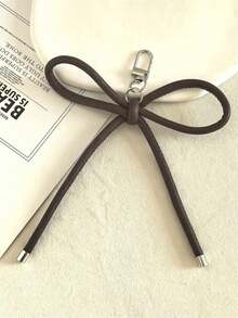 Un llavero con una cuerda de lazo, un colgante de creación de cuerda hecha a mano, un accesorio de mochila bolso de auriculares, adecuado como regalo de cumpleaños, llade de Señora, accesorio de Señora, regalo de regreso a la escuela, regalo de pareja, regalo de cumpleaños, regalo de fiesta o recuerdo de evento - Rojo - Ver 15