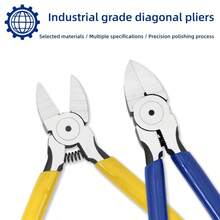 1pc Mini Angled Pliers (5 Inch/6 Inch Optional), Industrial-Grade Multipurpose Flush Cutter Pliers, Suitable For Wire, DIY, Repair, Jewelry, Nail Clipping, Artificial Flower Trimming, Etc. - A 6inch - View 6