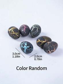 5/10/20/60pcs Surprise Dinosaur Egg Collectibles, Random Mixed Color Creative Dinosaur Desktop Decor, Birthday Party Souvenirs And Creative Decorative Gifts - Random Color - View 3