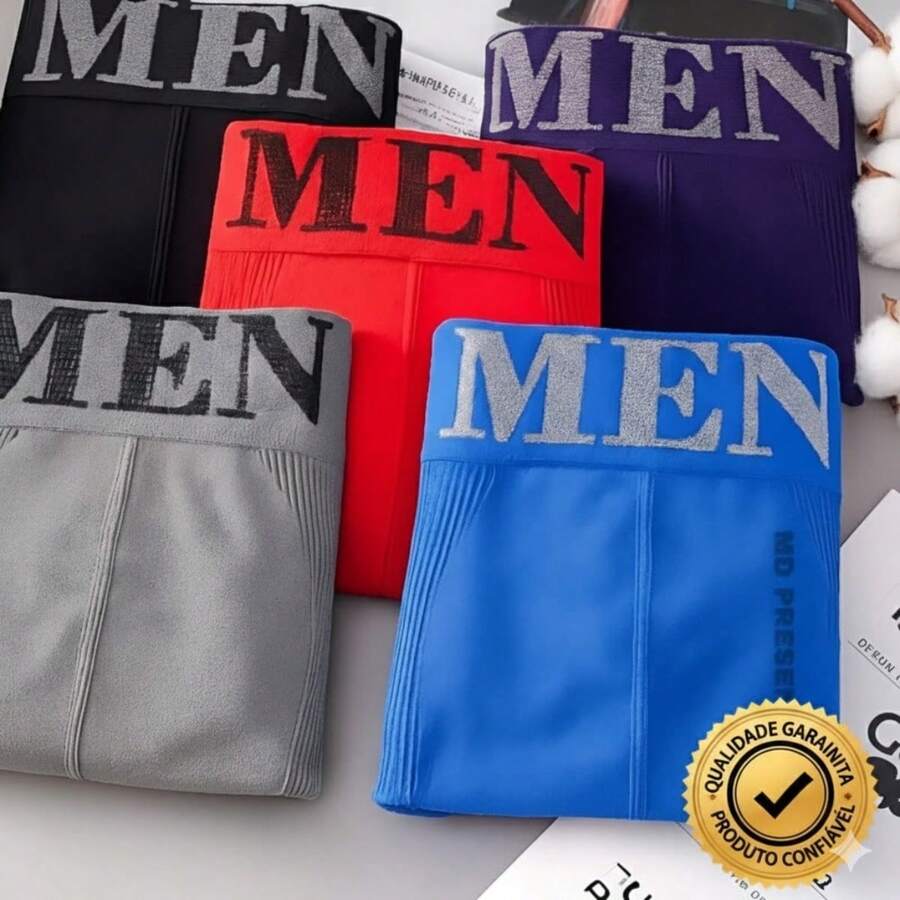 SET OF 8 PREMIUM MEN'S BOXER BRIEFS – SOFTNESS AND COMFORT - Multicolor - View 1