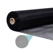 Newly Upgraded High-Definition Invisible Window Screen Mosquito Net, Insect Repellent Screen Curtain, No Punching, - Black - View 3