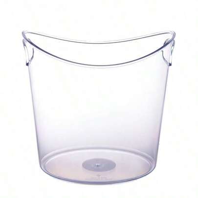 Cubo de hielo, plástico transparente