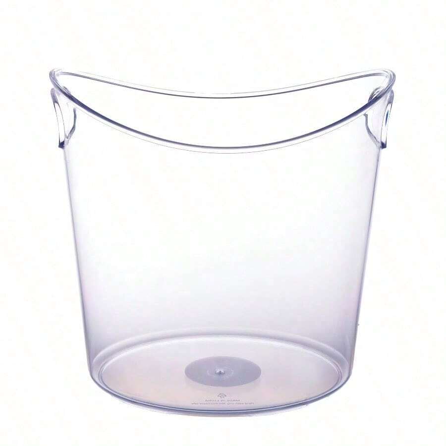 Ice Bucket, Clear Plastic - View 1