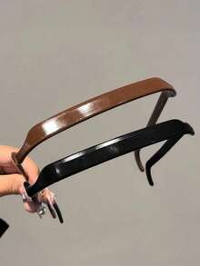 6/3/1件装夏季新款时尚头巾 - 塑料材质，简约设计，适合春季长发，是母亲节/复活节、海滩、泳池或休闲装扮的理想之选，沙滩巾 | 简约围巾 | 塑料围巾，发带，女士发饰，女士礼物 - 彩色 - 查看 14