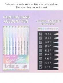 Bộ 9 bút màu Morandi, thân bút trong suốt, mực gel nhiều màu, bút bi 0.6mm, bút chấm, thích hợp để vẽ, tô màu, dùng làm văn phòng phẩm, quà tặng đồ dùng học tập cho học sinh. - Màu Hồng Tươi - Xem 23