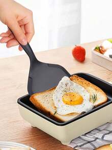 1pc Large Silicone Spatula - Non-Stick, Silicone Egg Spatula, Steak Silicone Spatula, Egg Flipper, Suitable For Frying Eggs, Pancakes, Cookies, Fried Eggs, Fish, Pizza And Steak, Multi-Functional Non-Stick Coated Kitchen Converter, Silicone Spatula, Egg Flipper, Kitchen Utensils, Steak And Barbecue Tools, Kitchen Tools, Women's Gifts, Men's Gifts - Multicolor - View 7