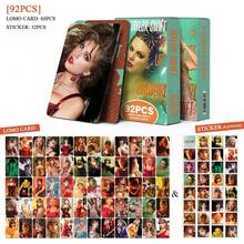 Bộ 92 thẻ ảnh album mới, thẻ LOMO hai mặt, thẻ sưu tập dành cho người hâm mộ - Quà sinh nhật, quà tặng ngày lễ, quà tặng hoàn hảo. - Nhiều màu - Xem 6