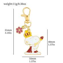 Creative Sakura Snoopy Cartoon Keychain Cute Doll Car Keychain Couple Bag Pendant Birthday Gift Small Gift Random Style - Multicolor - View 9