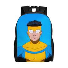 1pc Back To School First Day Of School Invincible Backpack Invincible Office Staff Fashionable For Work Gift  Washable Rucksack, For Teenager - 黑色 - 查看 2