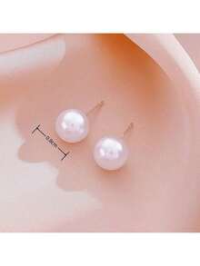 新款大白珍珠耳钉套装，多种规格 - 珍珠 - 查看 3