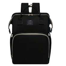 Ba By Diaper Bags With Changing Station, Waterproof Diaper Bag Backpack For Moms Dads, Ba By Shower Gifts, Large Capacity Diaper Backpack - 黑色 - 查看 7