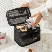 2个装三层网状化妆包，女士旅行收纳包，大容量口红收纳袋 - 2件套裝 - 查看 12