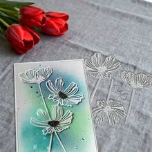 Khuôn cắt hoa sáng tạo, Album ảnh tự làm và khuôn dập nổi, Dụng cụ làm thiệp chúc mừng, Thủ công cắt giấy, Khuôn cắt mẫu làm thiệp quà tặng. - bạc - Xem 7