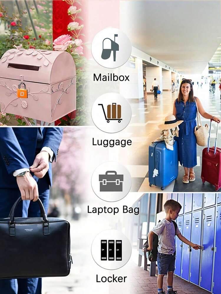 闪亮钻石字母挂锁，A-Z 首字母，衣柜锁，适用于行李箱、背包、铅笔盒 | 卡通安全锁，适用于学生宿舍、橱柜、抽屉、头盔、工具箱和围栏 | 理想的旅行和学校体育馆储物柜配件 | 耐用防盗钥匙锁，适用于户外旅行、日常礼物和返校礼物。 - 彩色 - 查看 8