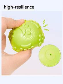 Paw Print Squeaky Ball Pet Chew Toy - Multicolor - View 4