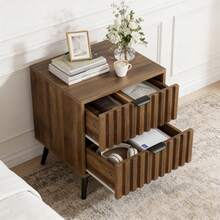 Nightstands - Walnut + MDF - View 1