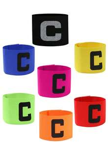 6个装弹性足球队长臂章，防滑设计 - 彩色 - 查看 1